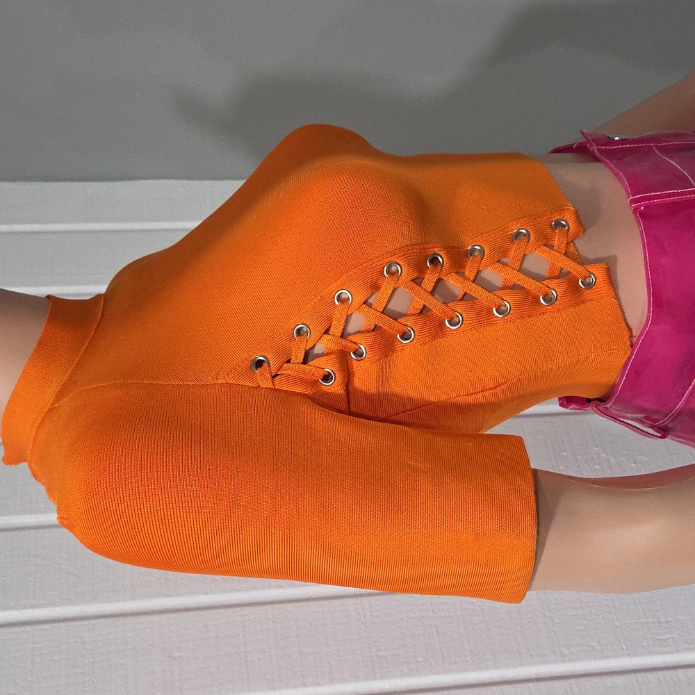 Mistress Rocks Orange Top - Picture 5 of 7